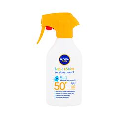 Zaščita pred soncem za telo Nivea Sun Babies & Kids Sensitive Protect Spray SPF50+ 270 ml