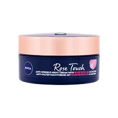 Nočna krema za obraz Nivea Rose Touch Anti-Wrinkle Night Cream 50 ml