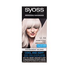 Barva za lase Syoss Permanent Coloration Permanent Blond 50 ml 12-59 Cool Platinum Blond