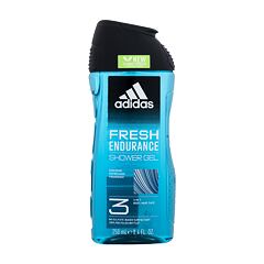 Gel za prhanje Adidas Fresh Endurance Shower Gel 3-In-1 New Cleaner Formula 250 ml