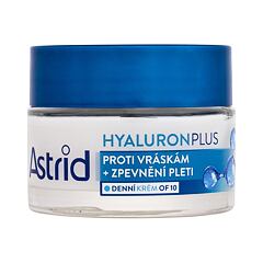 Dnevna krema za obraz Astrid Hyaluron 3D Antiwrinkle & Firming Day Cream SPF10 50 ml