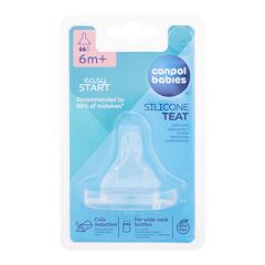 Cucelj Canpol babies Easy Start Silicone Teat Medium 6m+ 1 kos