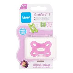 Duda MAM Comfort 1 Silicone Pacifier 0-2m Pink 1 kos