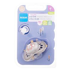 Duda MAM Night Silicone Pacifier 6m+ Fox 1 kos