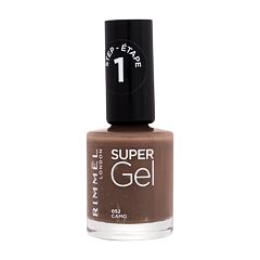 Lak za nohte Rimmel London Super Gel STEP1 12 ml 052 Camo