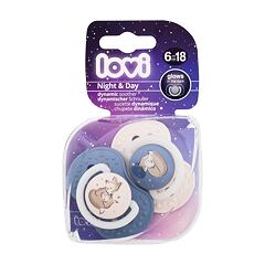 Duda LOVI Night & Day Dynamic Soother Boy 6-18m 2 kos