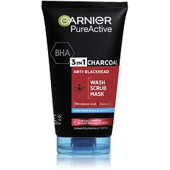 Maska za obraz Garnier Pure Active 3in1 Charcoal 150 ml