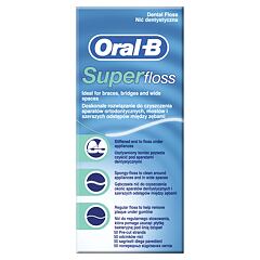 Zobna nitka Oral-B Super Floss 1 kos