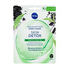 Maska za obraz Nivea Skin Detox Serum Infused Sheet Mask 1 kos