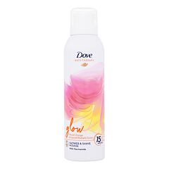 Pena za prhanje Dove Bath Therapy Glow Shower & Shave Mousse 200 ml