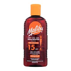 Zaščita pred soncem za telo Malibu Dry Oil Gel With Carotene SPF15 200 ml