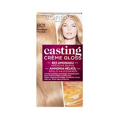 Barva za lase L'Oréal Paris Casting Creme Gloss Glossy Blonds 48 ml 801 Silky Blonde