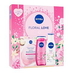 Gel za prhanje Nivea Floral Love 250 ml Seti