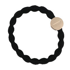 Elastika za lase By Eloise London Letter Charms Gold 1 kos I Black