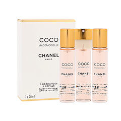 Toaletna voda Chanel Coco Mademoiselle polnilo 3x20 ml