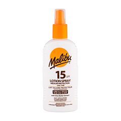 Zaščita pred soncem za telo Malibu Lotion Spray SPF15 200 ml