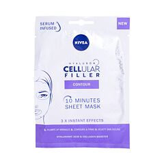 Maska za obraz Nivea Hyaluron Cellular Filler 10 Minutes Sheet Mask 1 kos