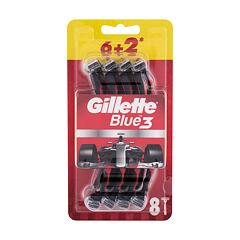 Brivnik Gillette Blue3 Red 8 kos