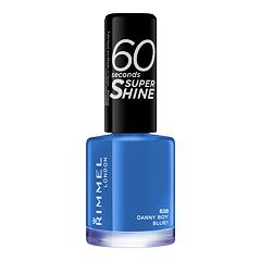 Lak za nohte Rimmel London 60 Seconds Super Shine 8 ml 828 Danny Boy, Blue!