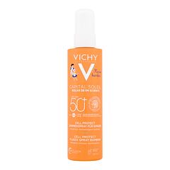 Zaščita pred soncem za telo Vichy Capital Soleil Kids Cell Protect Water Fluid Spray SPF50+ 200 ml