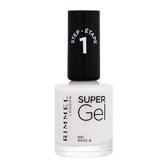 Lak za nohte Rimmel London Super Gel STEP1 12 ml 001 Basic B