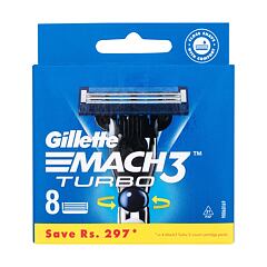 Nadomestne britvice Gillette Mach3 Turbo 8 kos