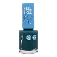 Lak za nohte Rimmel London Kind & Free 8 ml 168 Teal Ivy