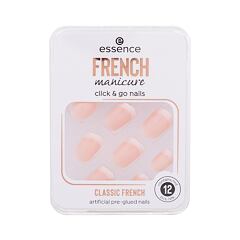 Umetni nohti Essence French Manicure Click & Go Nails 12 kos 01 Classic French