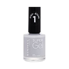 Lak za nohte Rimmel London Super Gel STEP1 12 ml 005 Rainy Days