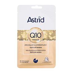 Maska za obraz Astrid Q10 Miracle Firming and Hydrating Sheet Mask 1 kos