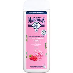 Krema za prhanje Le Petit Marseillais Extra Gentle Shower Cream Organic Raspberry & Peony 250 ml