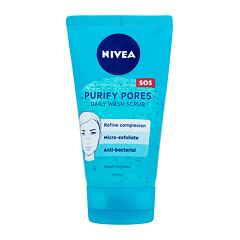 Piling Nivea Purify Pores Daily Wash Scrub 150 ml