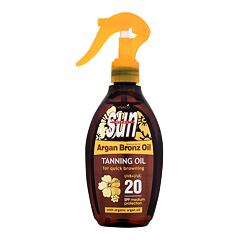 Zaščita pred soncem za telo Vivaco Sun Argan Bronz Oil Tanning Oil SPF20 200 ml