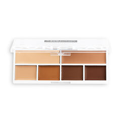 Paletka za konturing Revolution Relove Conceal Me Concealer & Contour Palette 11,2 g Medium