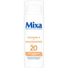 Dnevna krema za obraz Mixa Vitamin C + Niacinamide Anti-Dark Spot Cream SPF20 50 ml