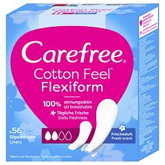 Ščitniki perila  Carefree Cotton Feel Flexiform Fresh Scent 56 kos