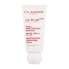 Dnevna krema za obraz Clarins UV Plus 5P Multi-Protection Moisturizing Screen SPF50 30 ml Translucent