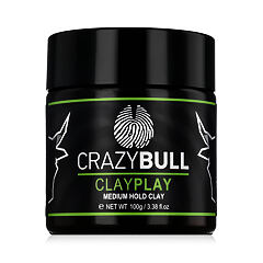 Krema za lase Crazy Bull ClayPlay Medium Hold Clay 100 g
