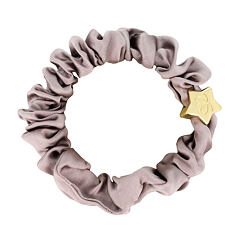 Elastika za lase By Eloise London Silk Scrunchie Gold Star 1 kos Iced Latte