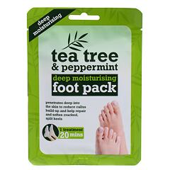 Maska za stopala Xpel Tea Tree Tea Tree & Peppermint Deep Moisturising Foot Pack 1 kos