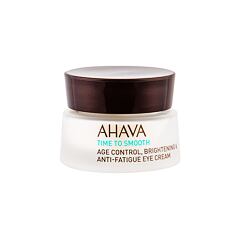 Krema za okoli oči AHAVA Time To Smooth Age Control, Brightening & Anti-Fatigue Eye Cream 15 ml
