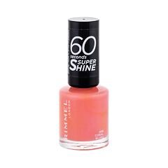 Lak za nohte Rimmel London 60 Seconds Super Shine 8 ml 406 Coral Blush