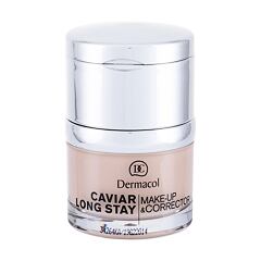 Puder Dermacol Caviar Long Stay Make-Up & Corrector 30 ml 1 Pale