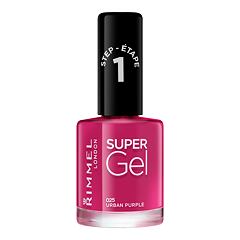 Lak za nohte Rimmel London Super Gel STEP1 12 ml 025 Urban Purple