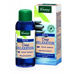 Oljna kopel Kneipp Deep Relaxation Bath Oil Patchouli & Sandalwood 100 ml