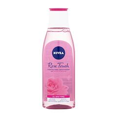 Losjon in sprej za obraz Nivea Rose Touch Hydrating Toner 200 ml