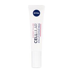 Krema za okoli oči Nivea Cellular Expert Filler Eye & Lip Contour Cream 15 ml