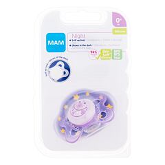 Duda MAM Night Silicone Pacifier 0m+ Moon 1 kos