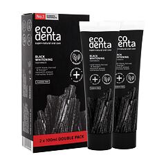 Zobna pasta Ecodenta Toothpaste Black Whitening 100 ml Seti