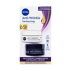 Dnevna krema za obraz Nivea Anti-Wrinkle + Contouring Duo Pack 50 ml Seti